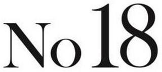 NO 18 logo