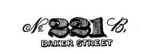 NO 221 B, BAKER STREET logo