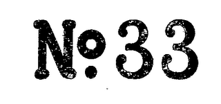 NO. 33 logo