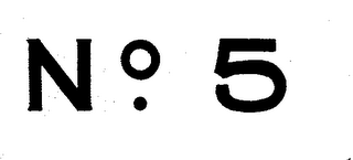 NO. 5 logo