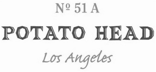 NO. 51A POTATO HEAD LOS ANGELES logo