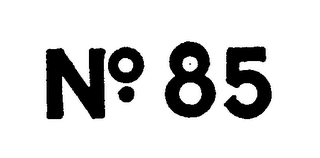 NO. 85 logo