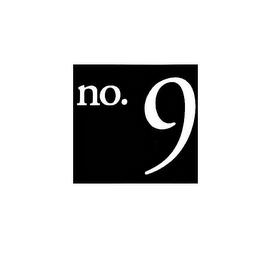 NO. 9 logo