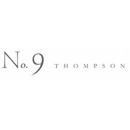 NO. 9 THOMPSON logo
