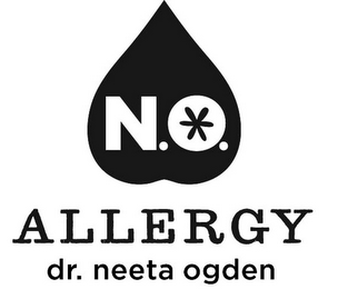 N.O. ALLERGY DR. NEETA OGDEN logo