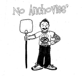 NO ANCHOVIES' NO ANCHOVIES logo
