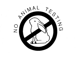 NO ANIMAL TESTING logo