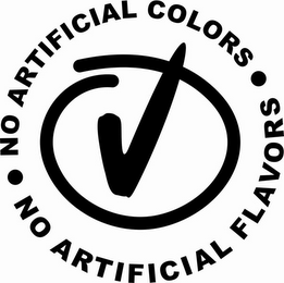 NO ARTIFICIAL COLORS NO ARTIFICIAL FLAVORS logo