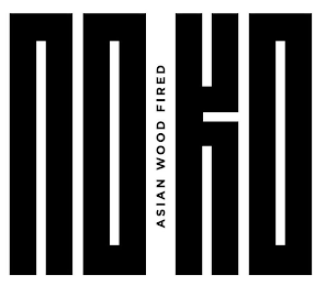 NO ASIAN WOOD FIRED KO logo