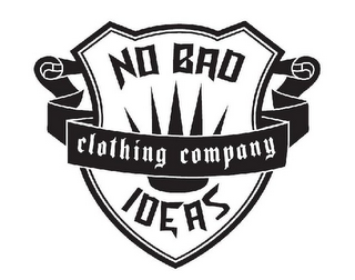 NO BAD IDEAS CLOTHING COMPANY logo