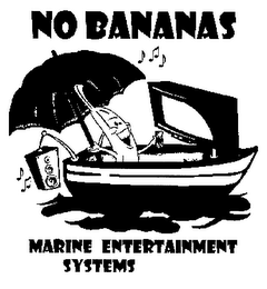 NO BANANAS MARINE ENTERTAINMENT SYSTEMS logo