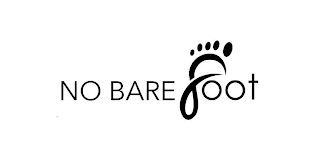 NO BARE FOOT logo