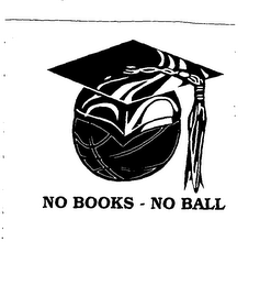 NO BOOKS - NO BALL logo