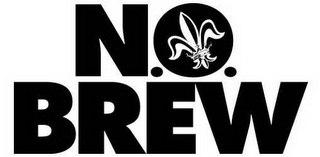 N.O.  BREW logo