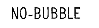 NO-BUBBLE logo