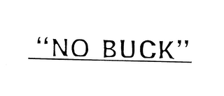 "NO BUCK" logo