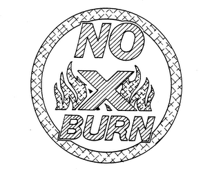 NO BURN X logo