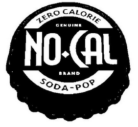 NO-CAL ZERO CALORIE SODA - POP GENUINE BRAND logo