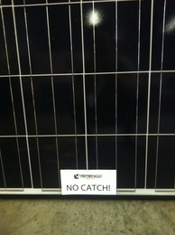 NO CATCH! V VERENGO SOLAR logo