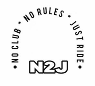 · NO CLUB * NO RULES * JUST RIDE · N2J logo