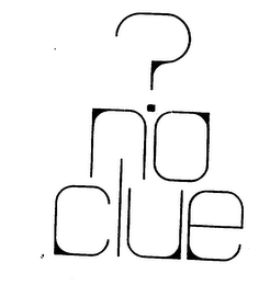 NO CLUE logo
