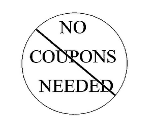 NO COUPONS NEEDED logo