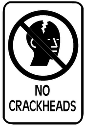 NO CRACKHEADS logo