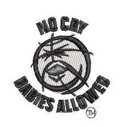 NO CRY BABIES ALLOWED logo