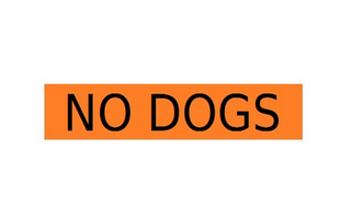 NO DOGS logo