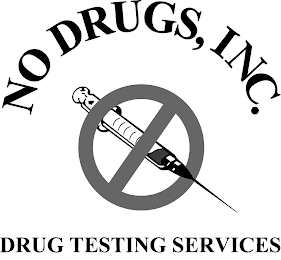 NO DRUGS, INC. DRUG TESTING SERVICES logo