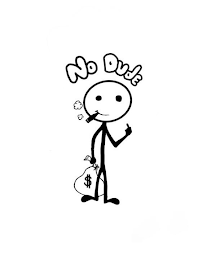 NO DUDE logo