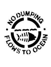 · NO DUMPING · FLOWS TO OCEAN logo