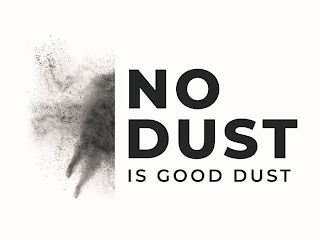 NO DUST IS GOOD DUST logo