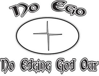 NO EGO NO EDGING GOD OUT logo