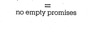 NO EMPTY PROMISES logo