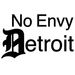 NO ENVY  DETROIT logo