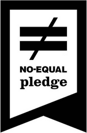 NO-EQUAL PLEDGE logo