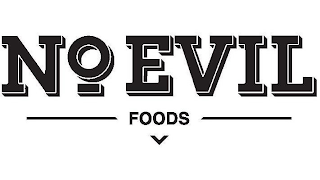 NO EVIL FOODS logo