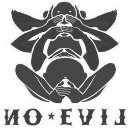 NO EVIL LIVE ON logo