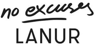 NO EXCUSES LANUR logo