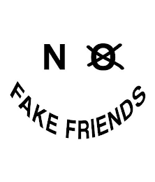 NO FAKE FRIENDS logo