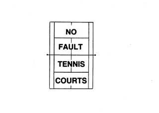 NO FAULT TENNIS COURTS logo