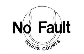 NO FAULT TENNIS COURTS logo