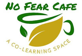 NO FEAR CAFE A CO-LEARNING SPACE logo