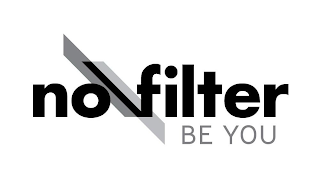 NO FILTER BE YOU logo