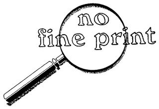 NO FINE PRINT logo