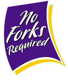 NO FORKS REQUIRED logo