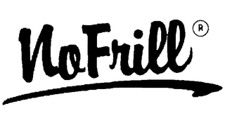 NO FRILL logo