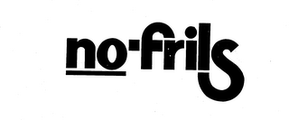NO-FRILS logo