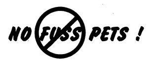NO FUSS PETS! logo